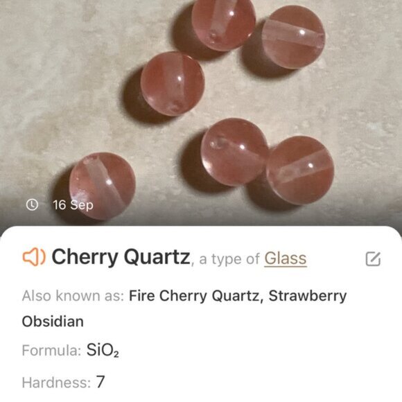 Cute Cherry Quartz Bronze Slim Mushroom Pendant Adjustable Choker - Picture 15 of 16